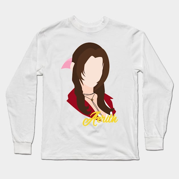 Aerith Gainsborough Long Sleeve T-Shirt by snitts